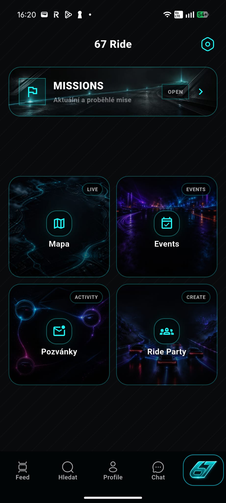 67ride rides and events overview